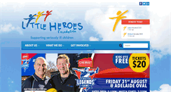 Desktop Screenshot of littleheroesfoundation.com.au